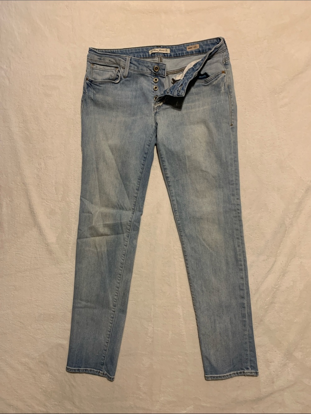 Mavi Emma Slim Boyfriend Jeans button fly distressed 30x32